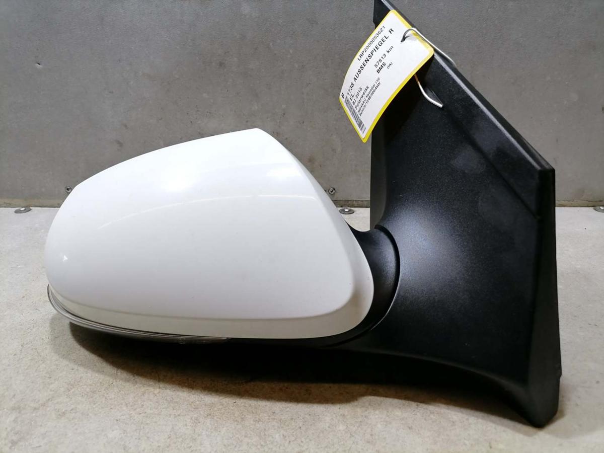 Hyundai I10 IA original Au&szlig;enspiegel rechts elektrisch verstellbar mit Blinker Polarweiss BMS Bj.2016